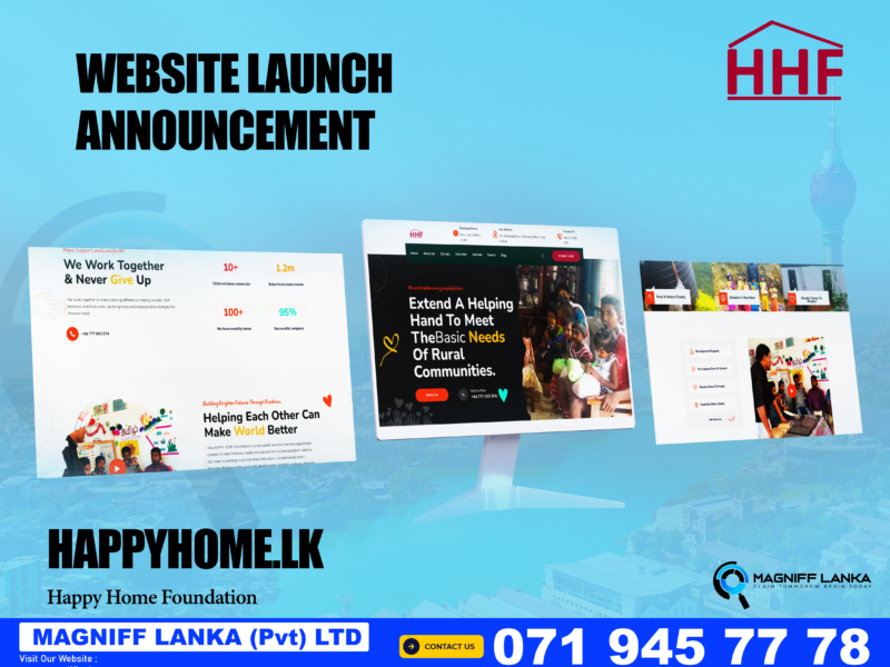 Professional Web Design Service for Happy home Foundation